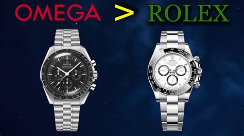 is omega better than rolex.